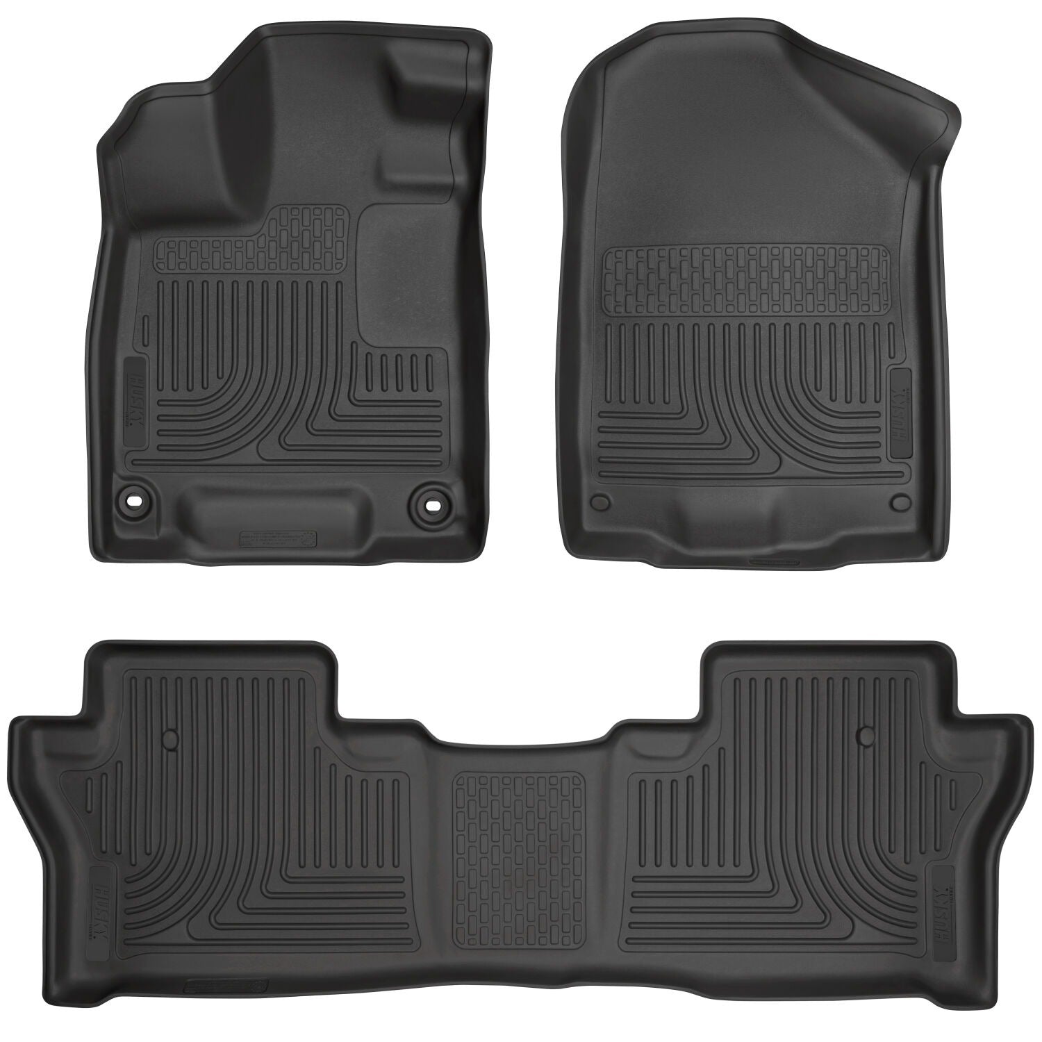 Husky Weatherbeater Front & 2nd Seat Floor Liners 93781 by Husky Liners