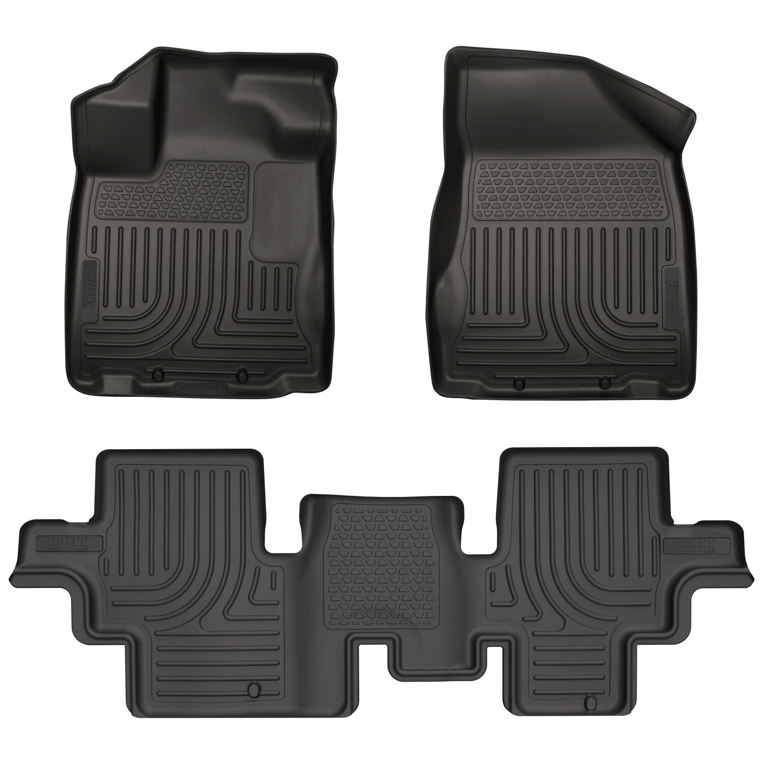 Husky Weatherbeater Front & 2nd Seat Floor Liners 93791 by Husky Liners