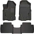 Weatherbeater Front And Second Seat Floor Liner Set; Black 93801 by Husky Liners