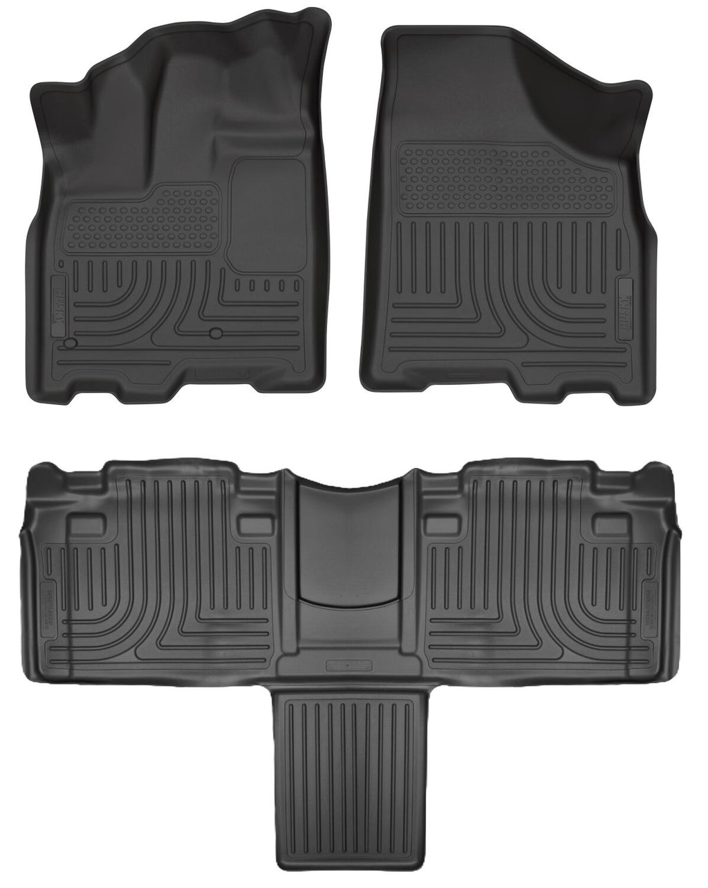 Husky Weatherbeater Front & 2nd Seat Floor Liners 93861 by Husky Liners