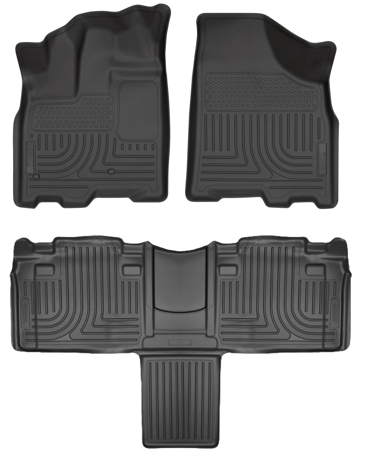 Husky Weatherbeater Front & 2nd Seat Floor Liners 93861 by Husky Liners