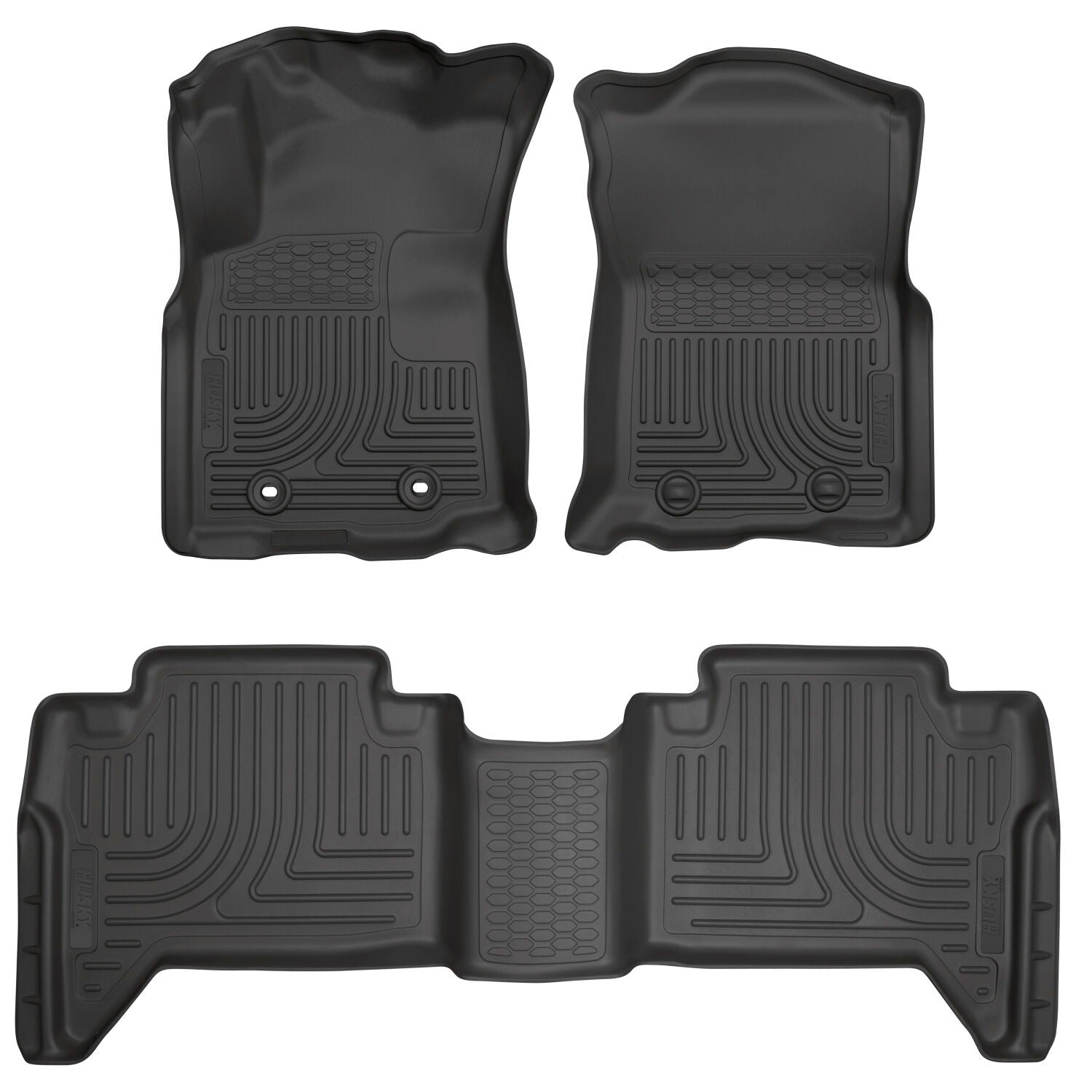 Husky Weatherbeater Front & 2nd Seat Floor Liners 93881 by Husky Liners