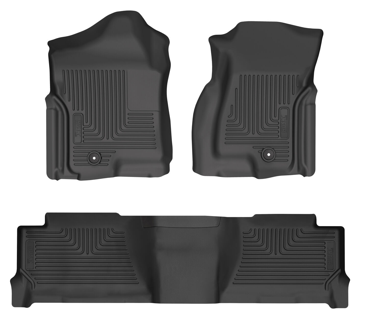 Husky Weatherbeater Front & 2nd Seat Floor Liners 93891 by Husky Liners