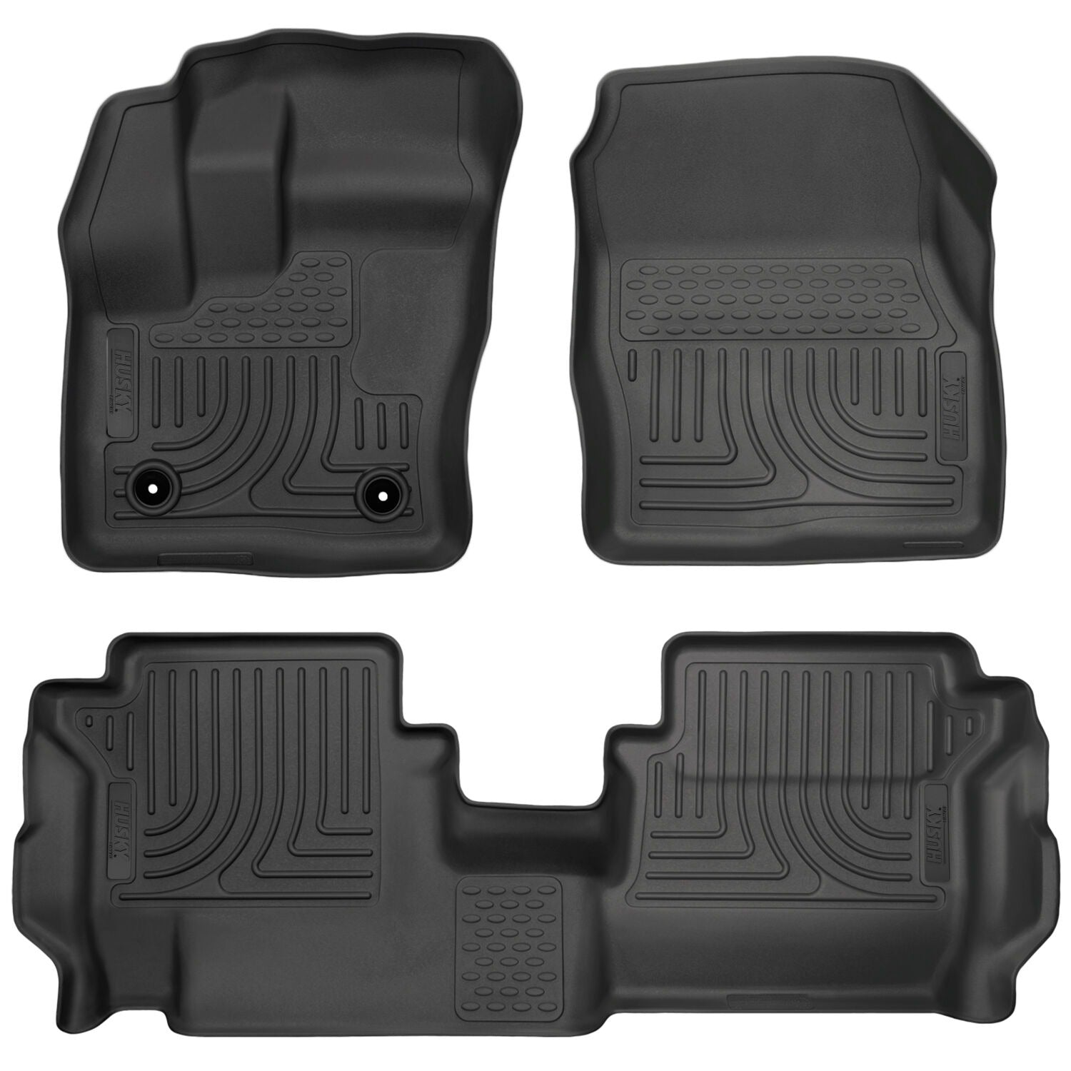 Husky Weatherbeater Front & 2nd Seat Floor Liners 93911 by Husky Liners