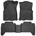 Weatherbeater Front And Second Seat Floor Liner Set; Black 93941 by Husky Liners