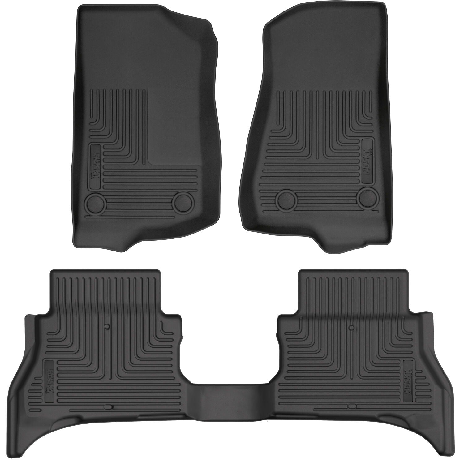 Husky Weatherbeater Front & 2nd Seat Floor Liners 93981 by Husky Liners