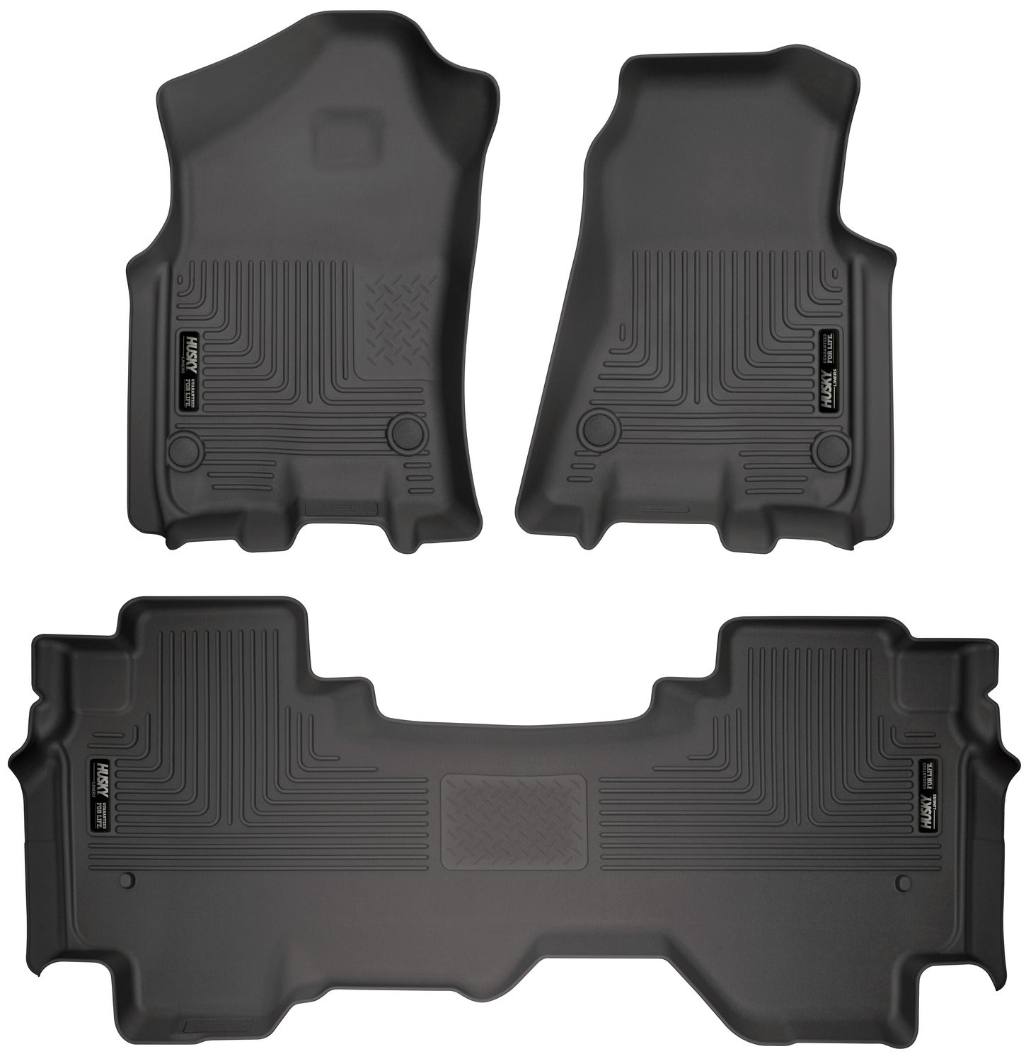 Husky Weatherbeater Front & 2nd Seat Floor Liners 94011 by Husky Liners