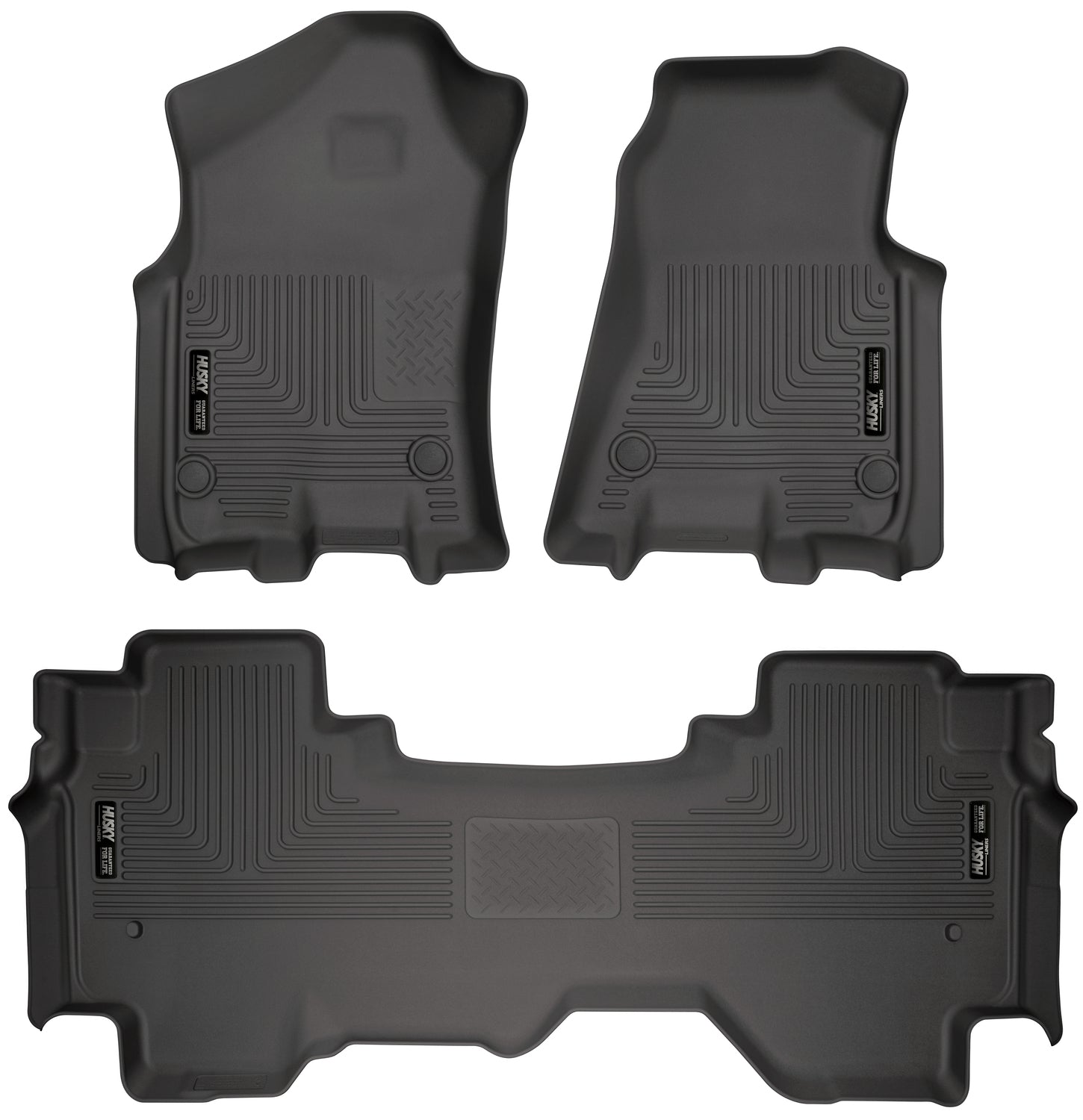 Weatherbeater - Front & 2nd Seat Floor Liners by Husky Liners