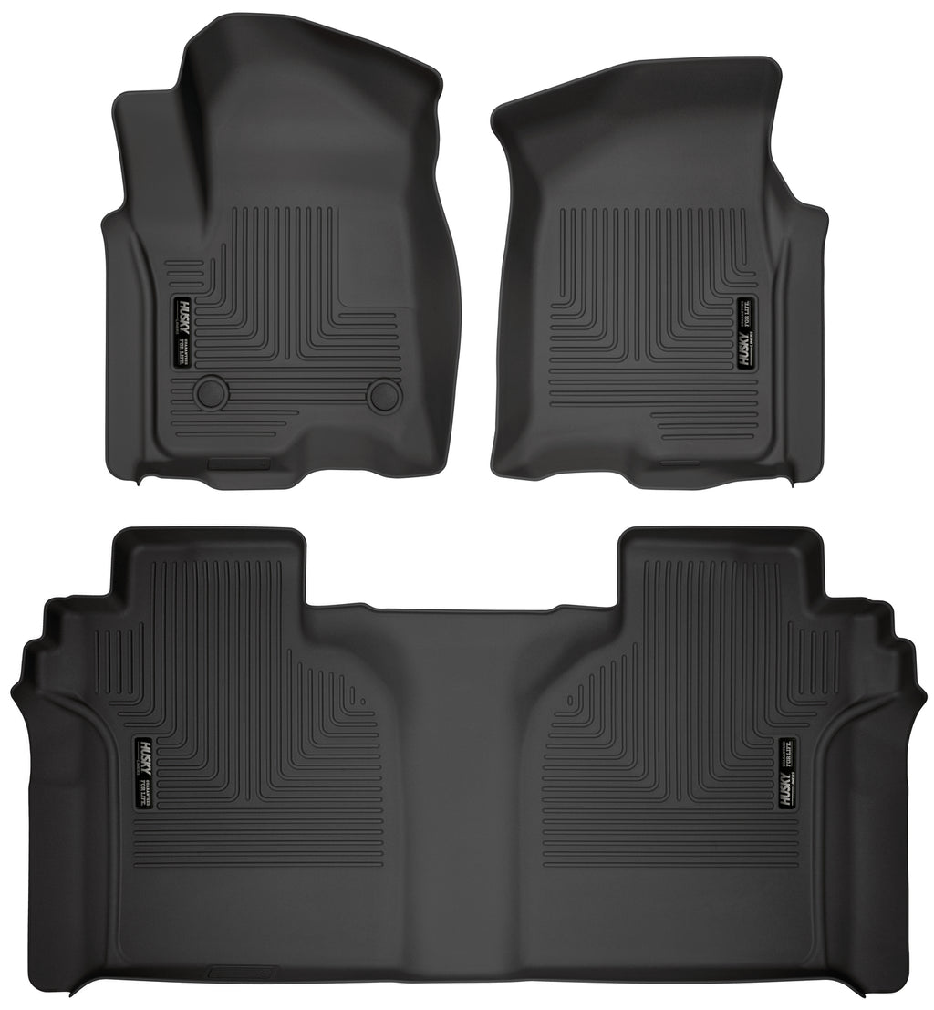 Weatherbeater - Front & 2nd Seat Floor Liners by Husky Liners