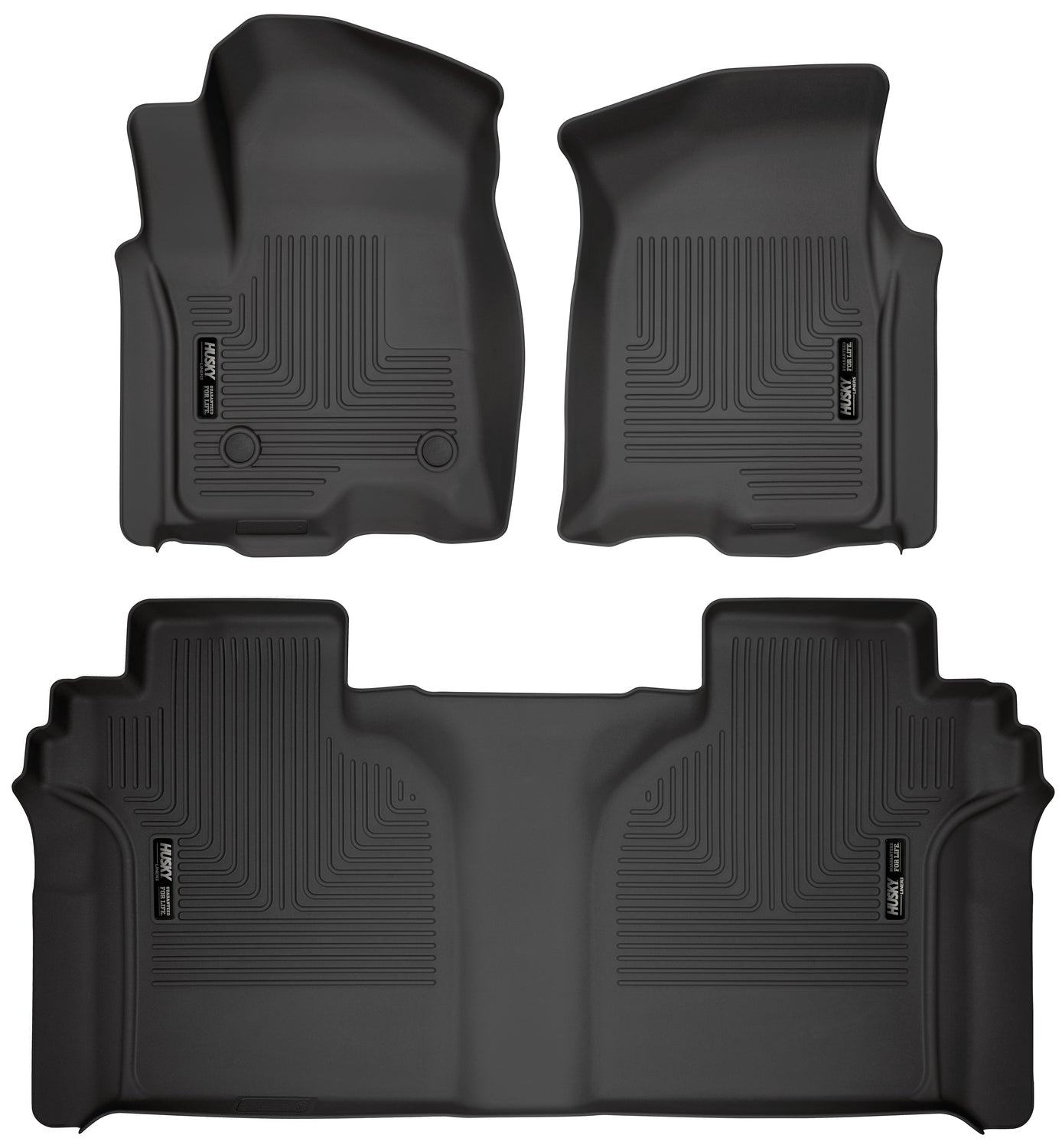 Weatherbeater - Front & 2nd Seat Floor Liners by Husky Liners