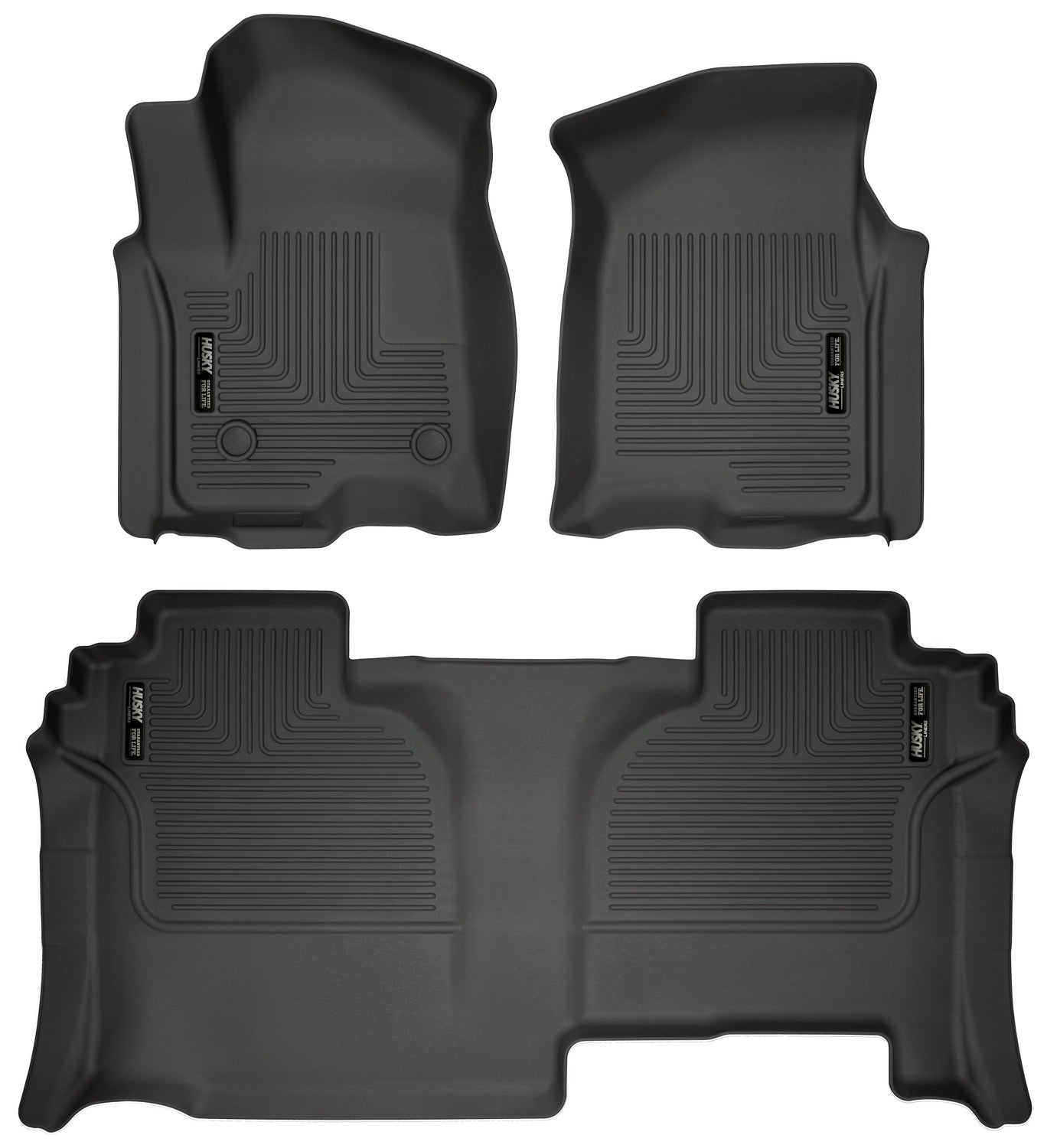 Husky Weatherbeater Front & 2nd Seat Floor Liners 94031 by Husky Liners