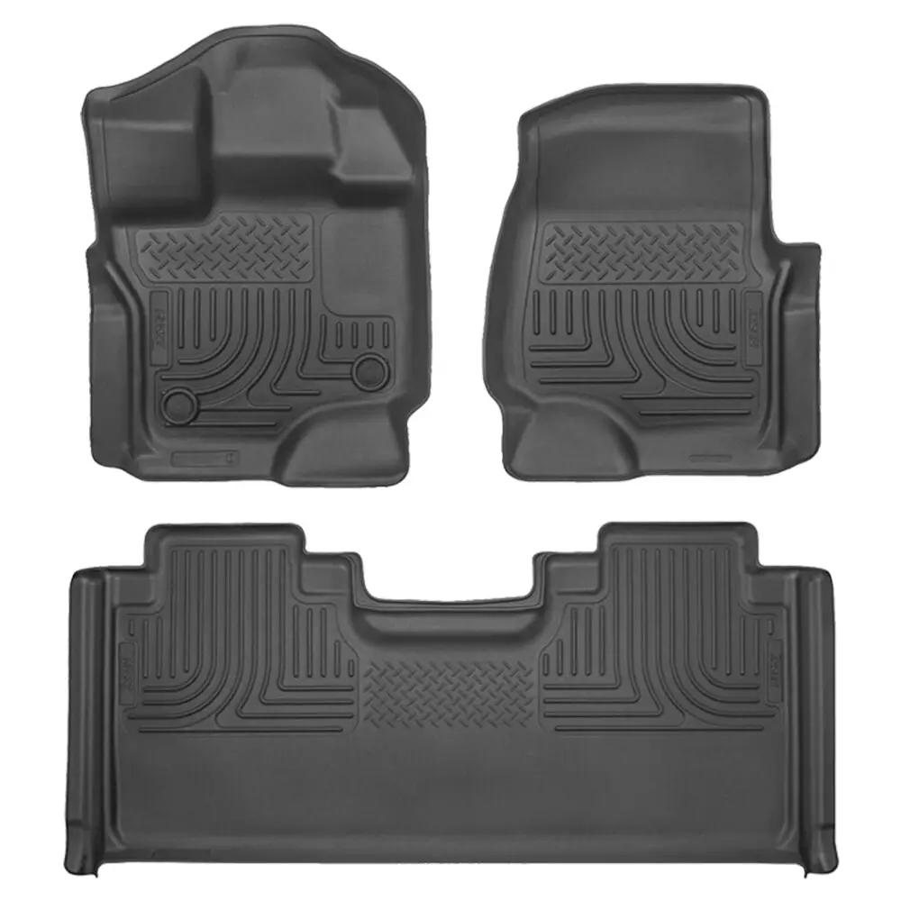 Weatherbeater - Front & 2nd Seat Floor Liners by Husky Liners
