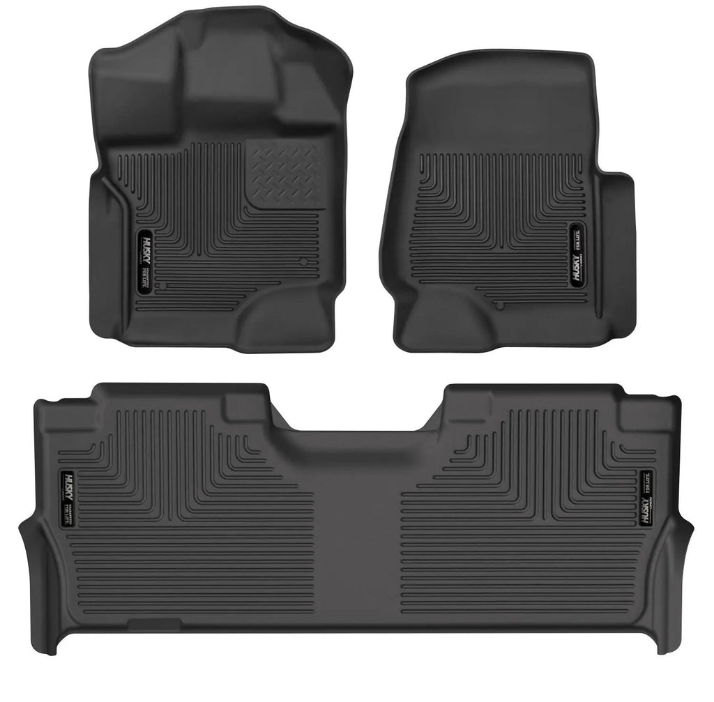 Weatherbeater - Front & 2nd Seat Floor Liners by Husky Liners