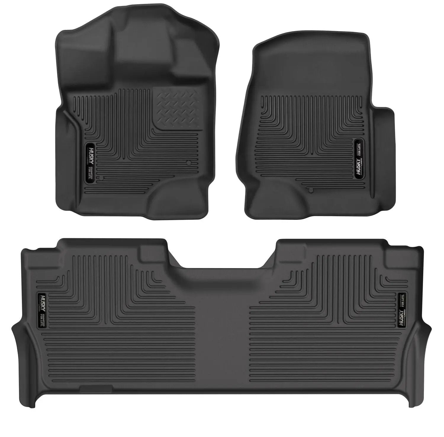Weatherbeater - Front & 2nd Seat Floor Liners by Husky Liners