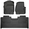 Husky Weatherbeater Front & 2nd Seat Floor Liners 94071 by Husky Liners
