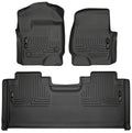 Weatherbeater - Front & 2nd Seat Floor Liners by Husky Liners
