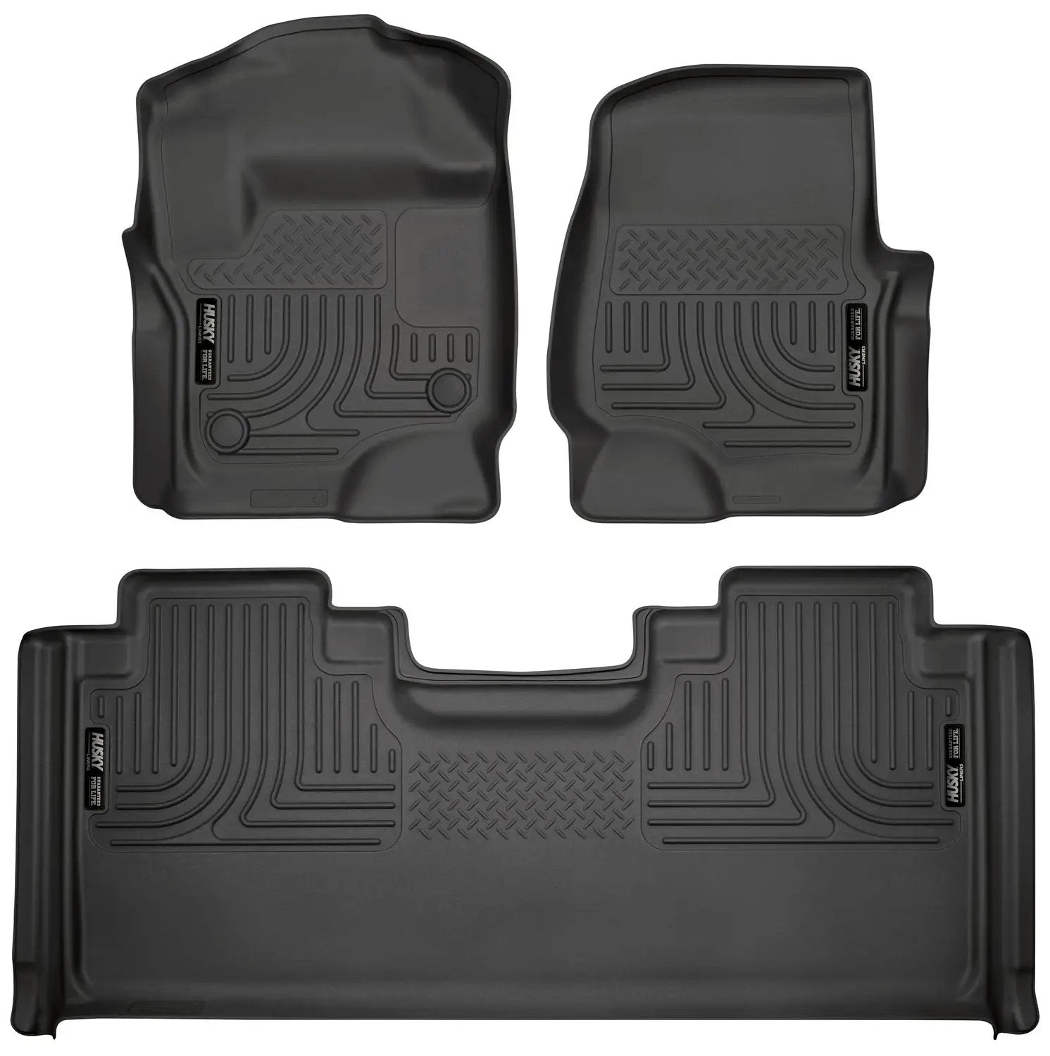 Weatherbeater - Front & 2nd Seat Floor Liners by Husky Liners