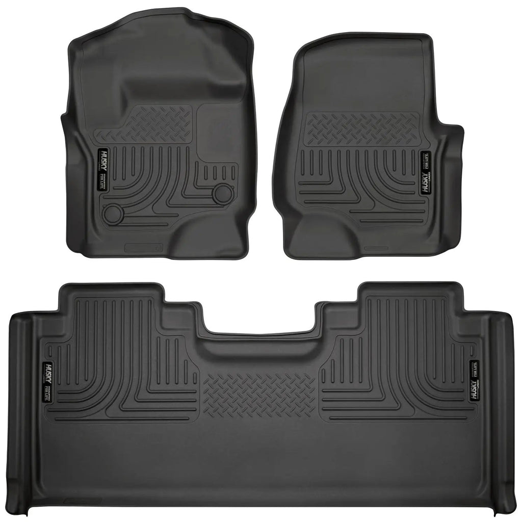 Weatherbeater - Front & 2nd Seat Floor Liners by Husky Liners