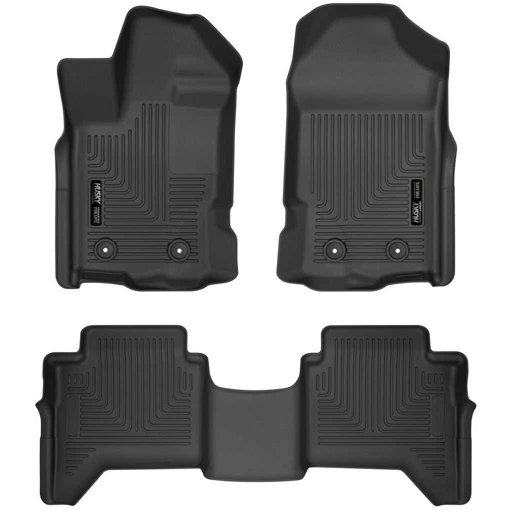 Husky Weatherbeater Front & 2nd Seat Floor Liners 94101 by Husky Liners