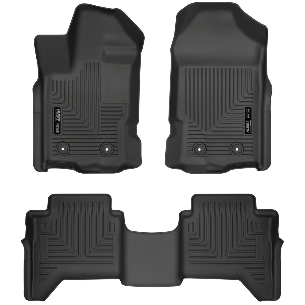 Weatherbeater - Front & 2nd Seat Floor Liners by Husky Liners