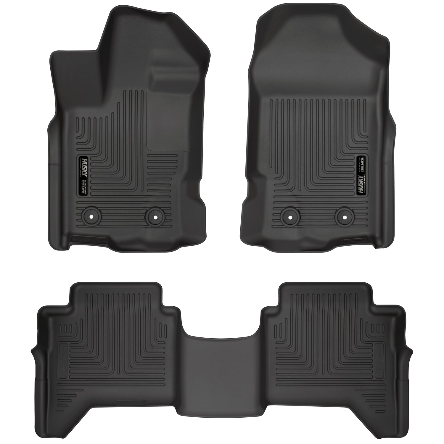 Weatherbeater - Front & 2nd Seat Floor Liners by Husky Liners