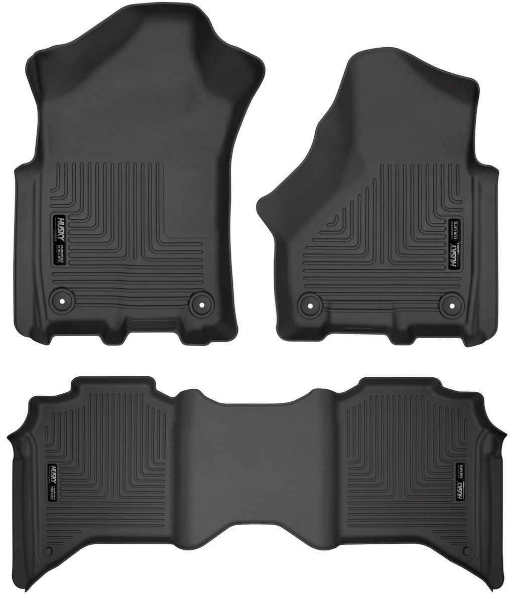 Husky Weatherbeater Front & 2nd Seat Floor Liners 94111 by Husky Liners