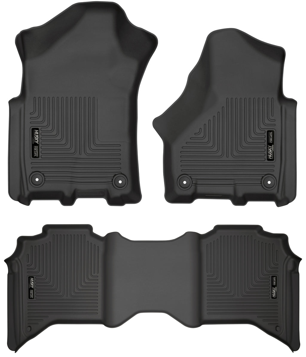 Weatherbeater - Front & 2nd Seat Floor Liners by Husky Liners