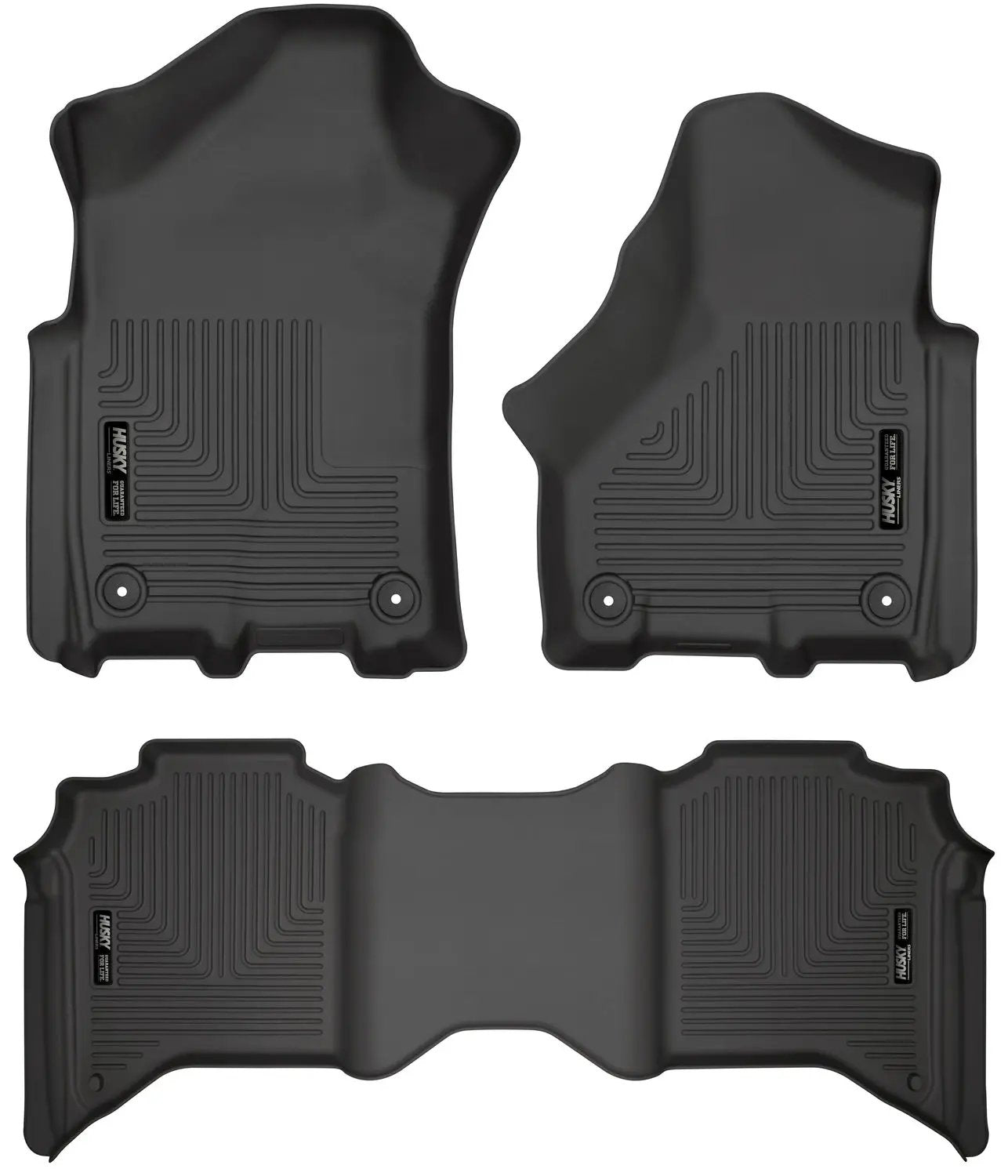 Weatherbeater - Front & 2nd Seat Floor Liners by Husky Liners