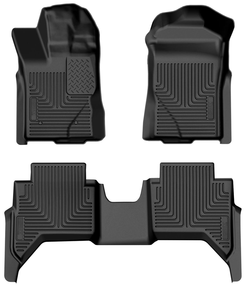 Husky Weatherbeater Front & 2nd Seat Floor Liners 94171 by Husky Liners