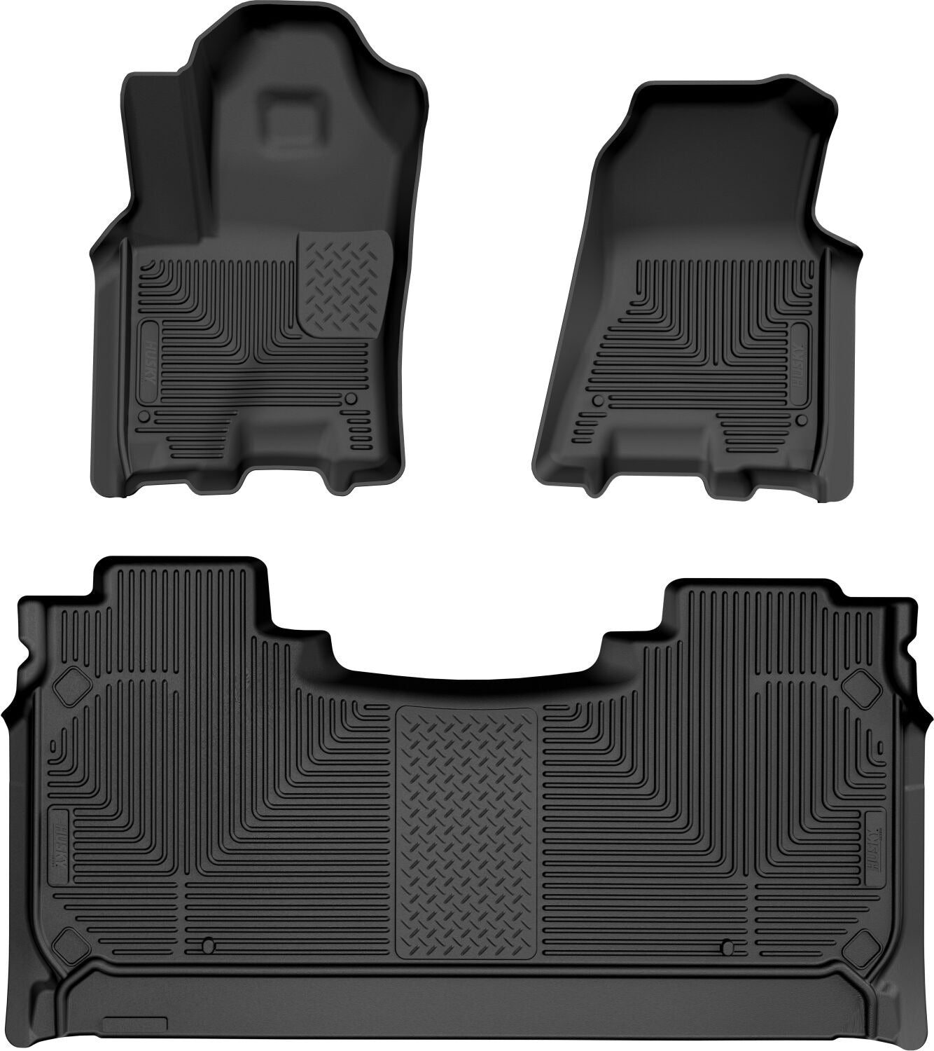 Husky Weatherbeater Front & 2nd Seat Floor Liners 94491 by Husky Liners