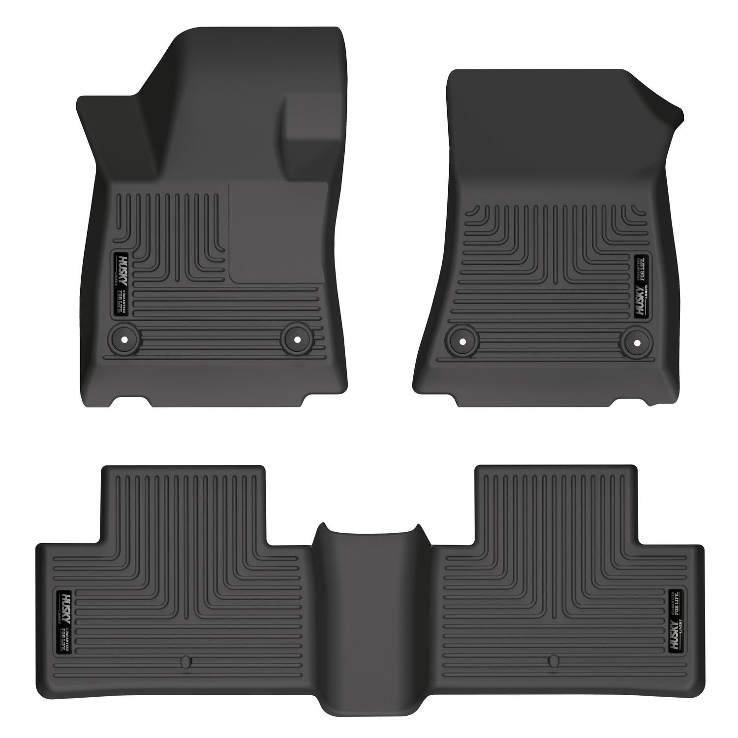 Weatherbeater - Front & 2nd Seat Floor Liners by Husky Liners