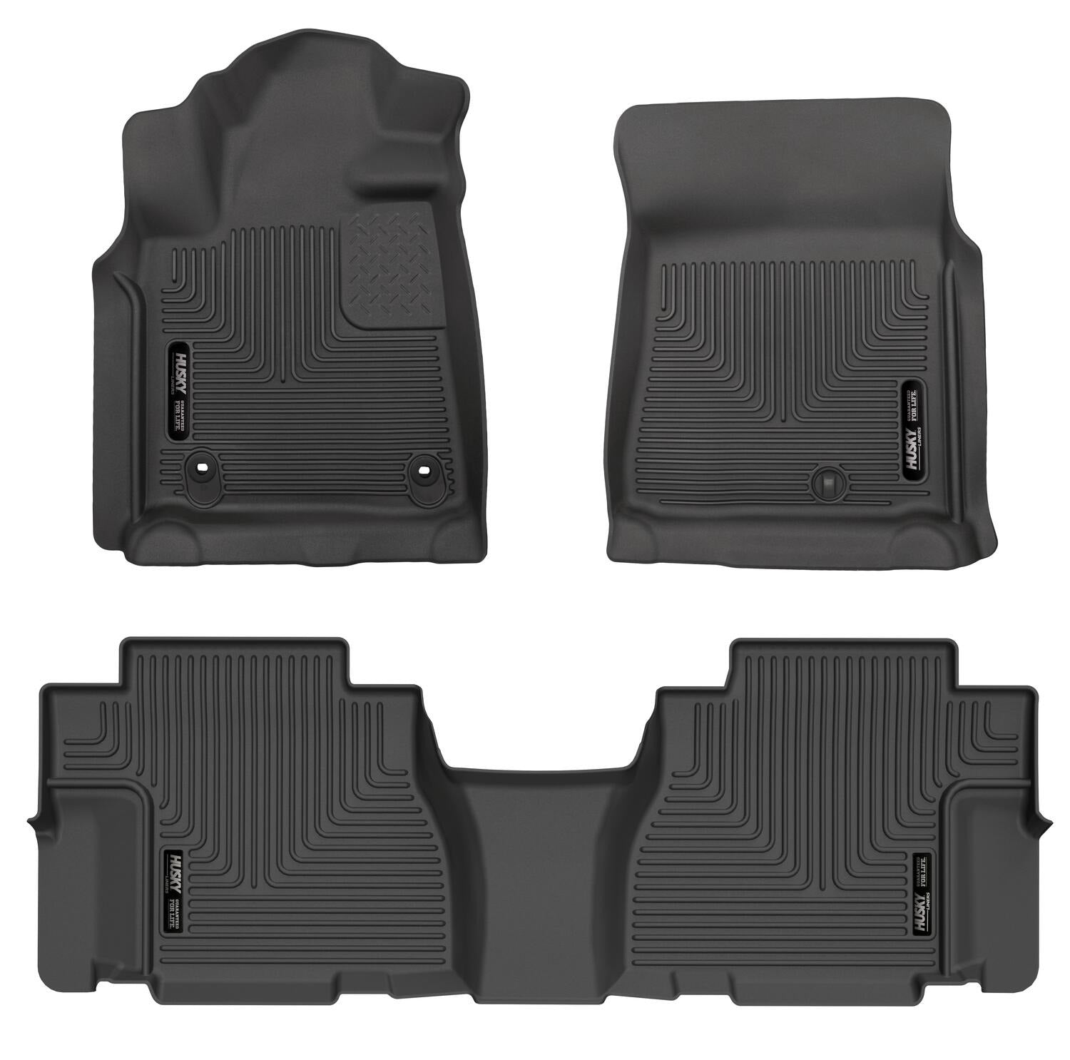 Husky Weatherbeater Front & 2nd Seat Floor Liners 95101 by Husky Liners