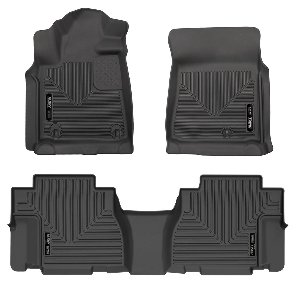 Husky Weatherbeater Front & 2nd Seat Floor Liners (Footwell Coverage) 95131 by Husky Liners