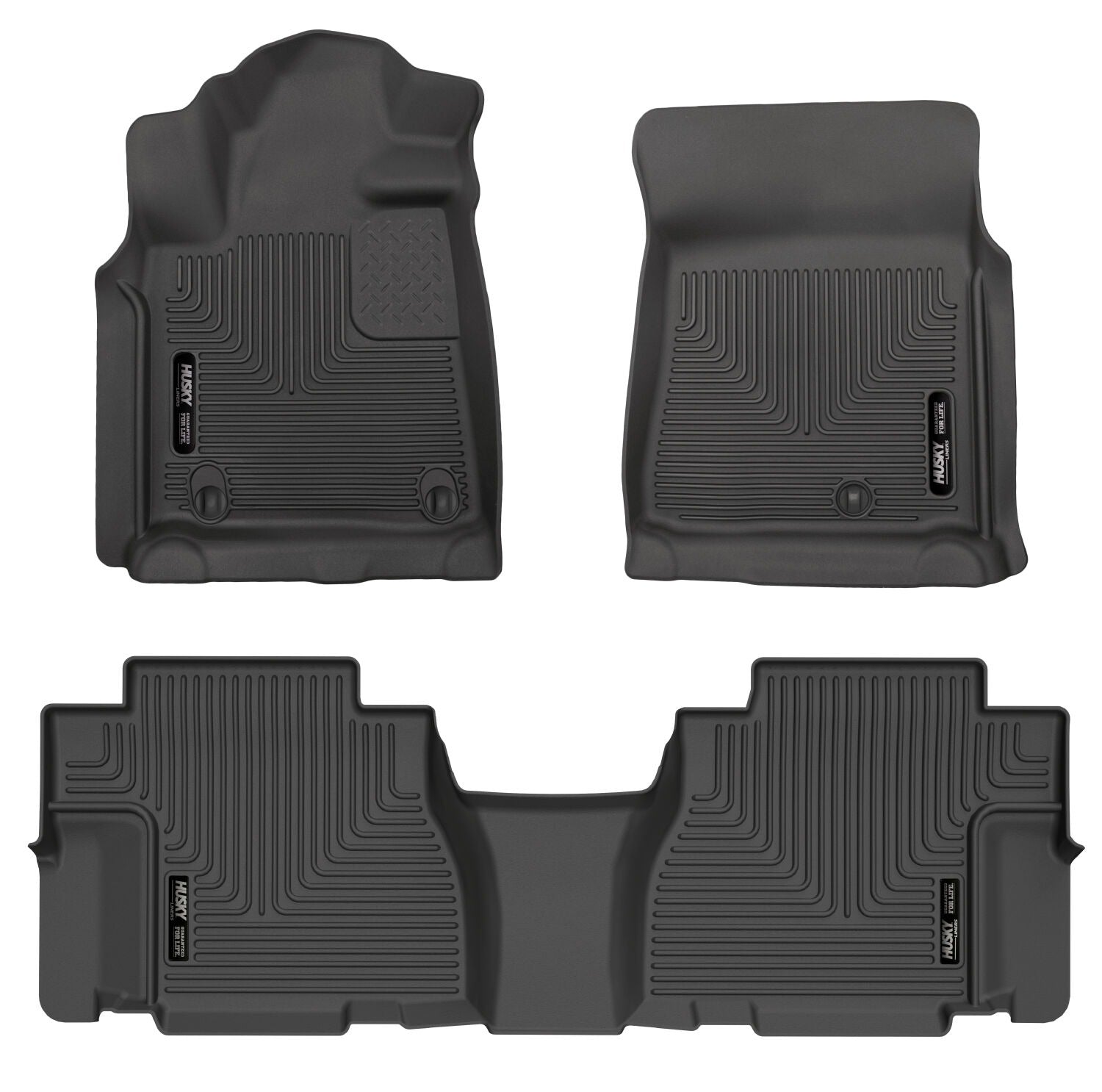 Husky Weatherbeater Front & 2nd Seat Floor Liners (Footwell Coverage) 95131 by Husky Liners