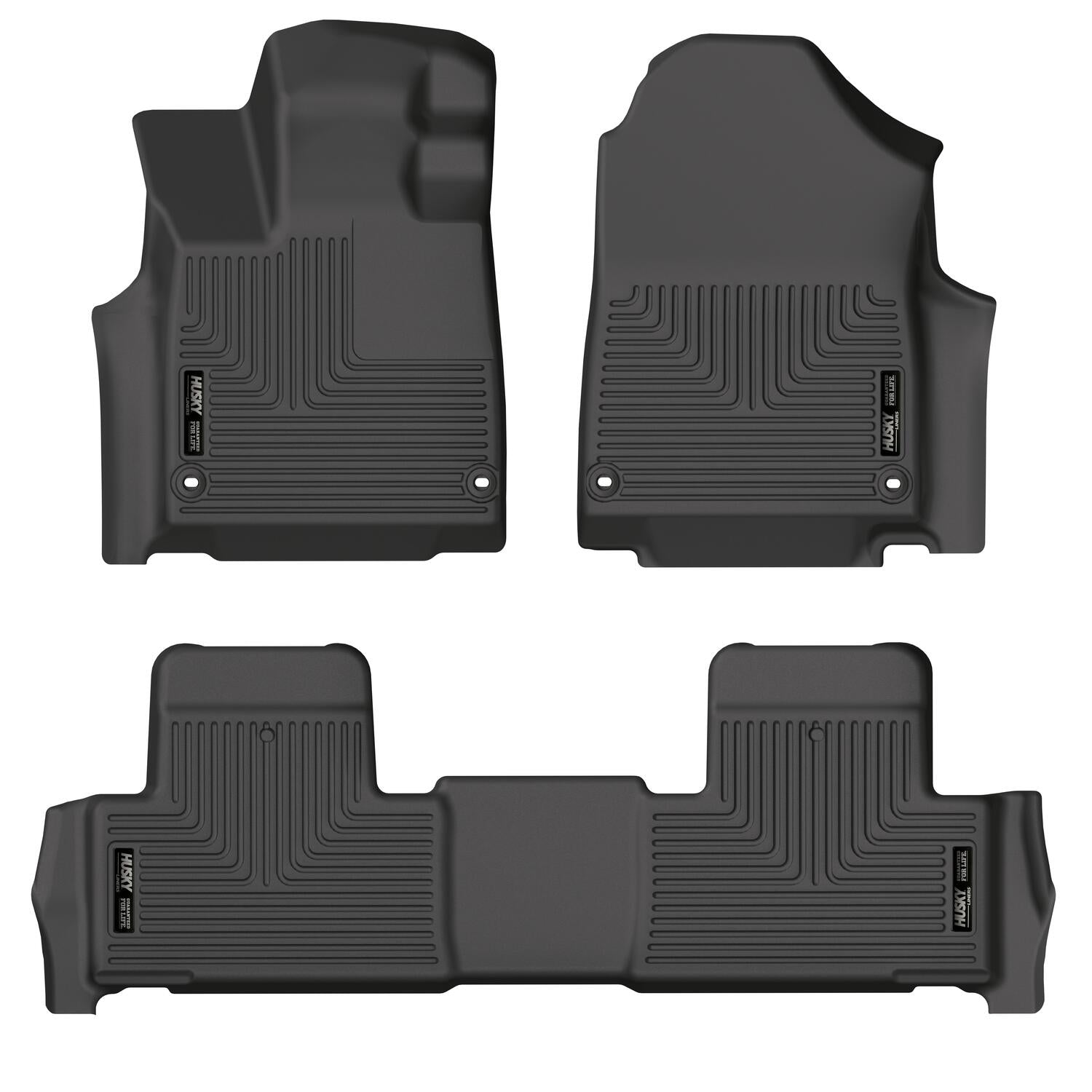 Weatherbeater - Front & 2nd Seat Floor Liners by Husky Liners