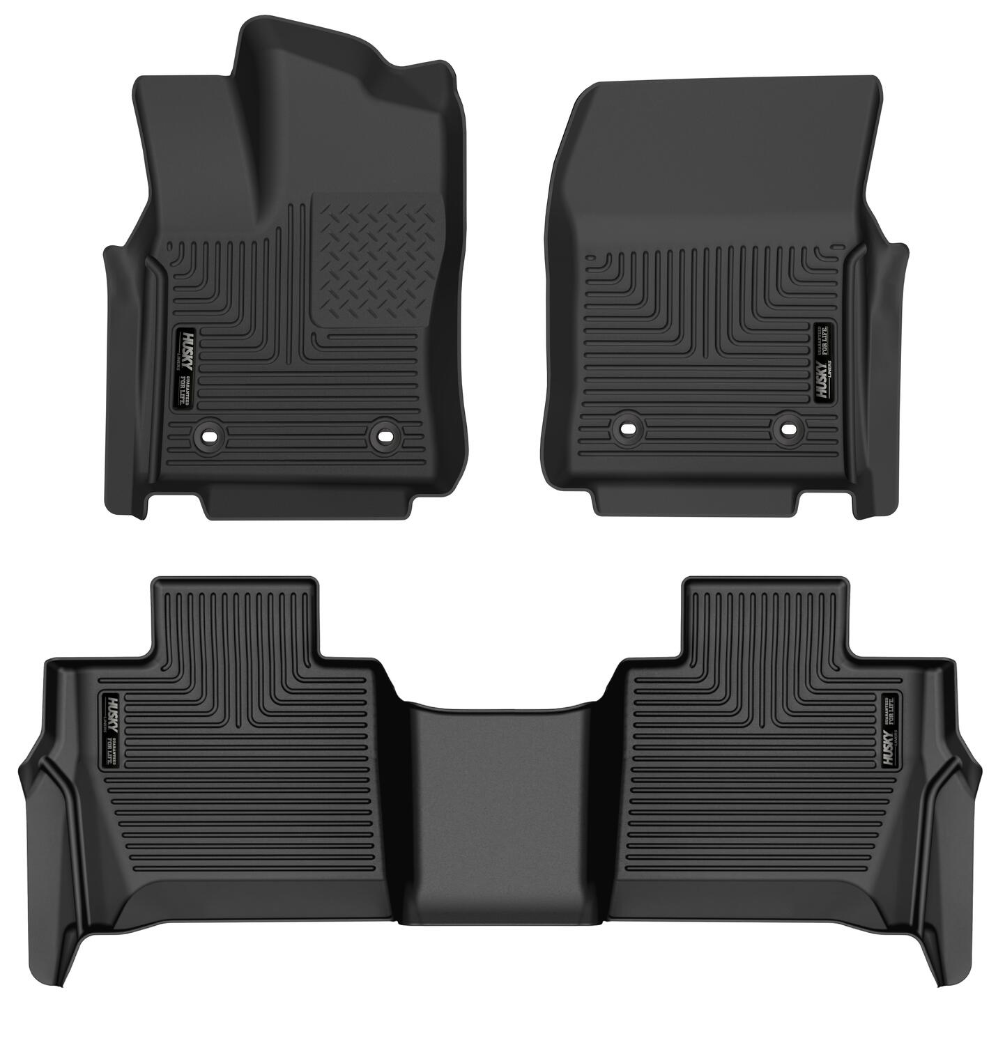 Weatherbeater - Front & 2nd Seat Floor Liners by Husky Liners