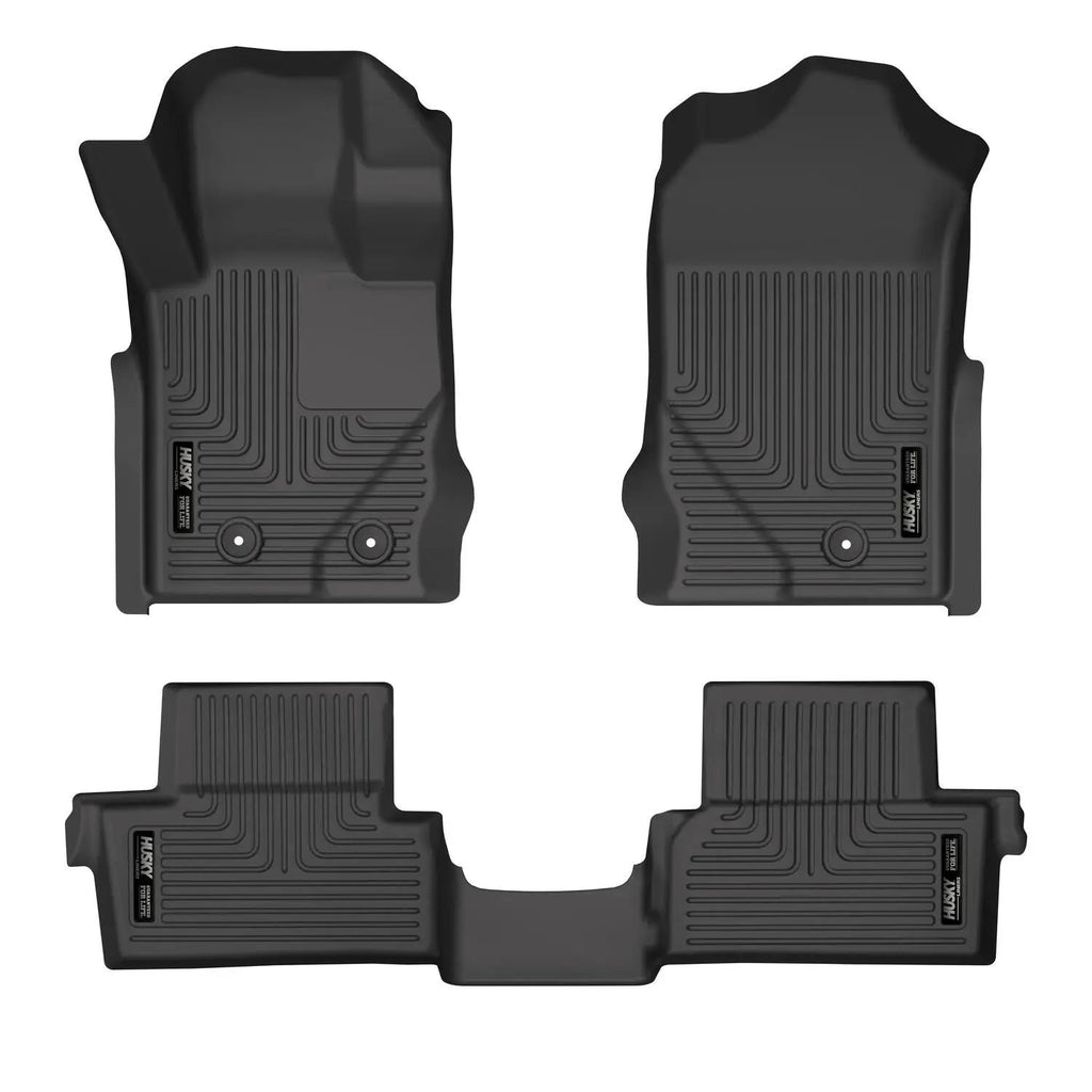 Weatherbeater - Front & 2nd Seat Floor Liners by Husky Liners