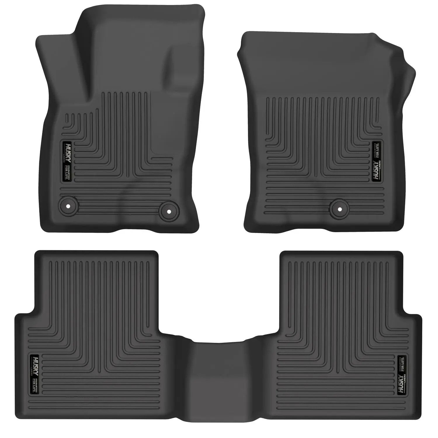 Weatherbeater - Front & 2nd Seat Floor Liners by Husky Liners