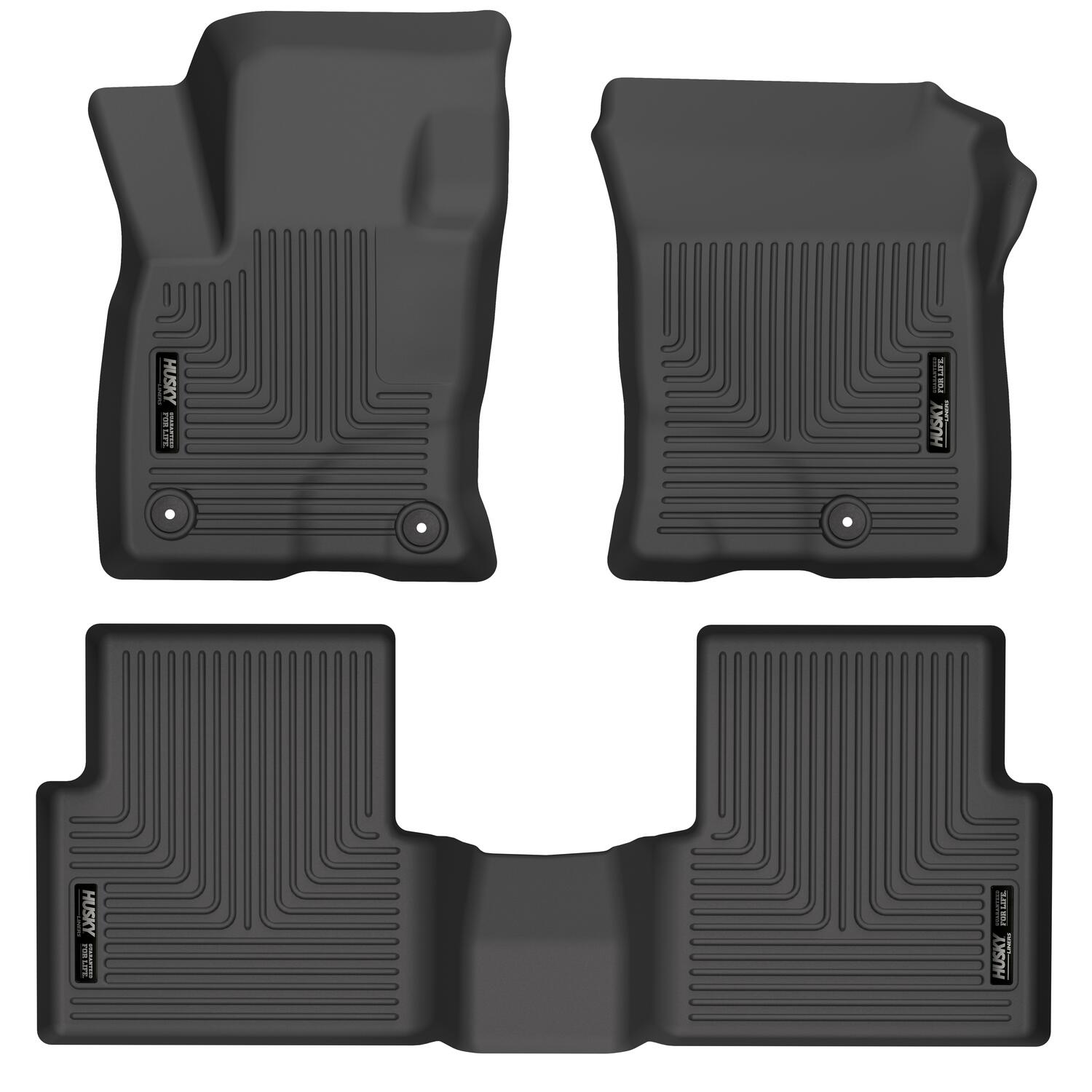 Weatherbeater - Front & 2nd Seat Floor Liners by Husky Liners
