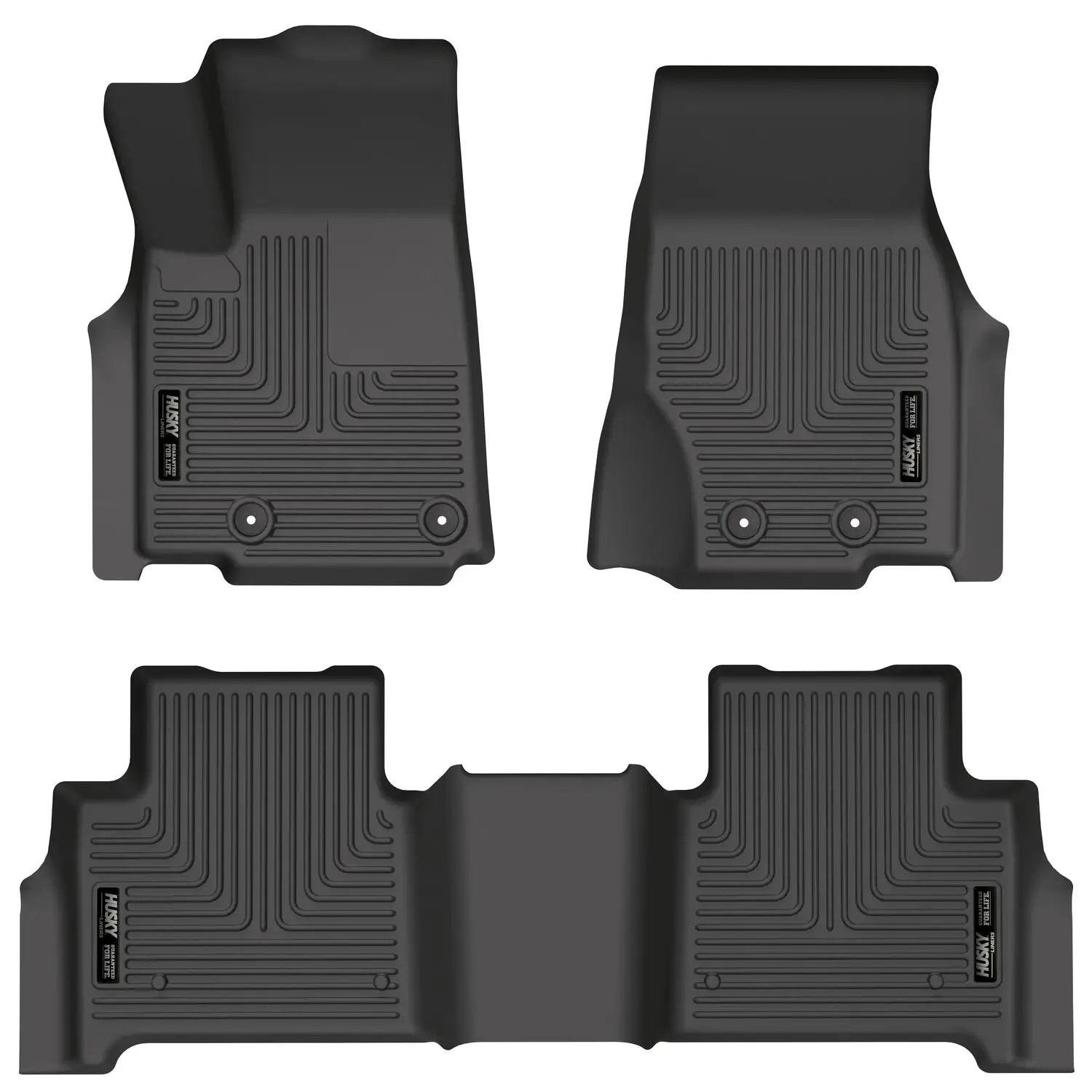 Weatherbeater - Front & 2nd Seat Floor Liners by Husky Liners