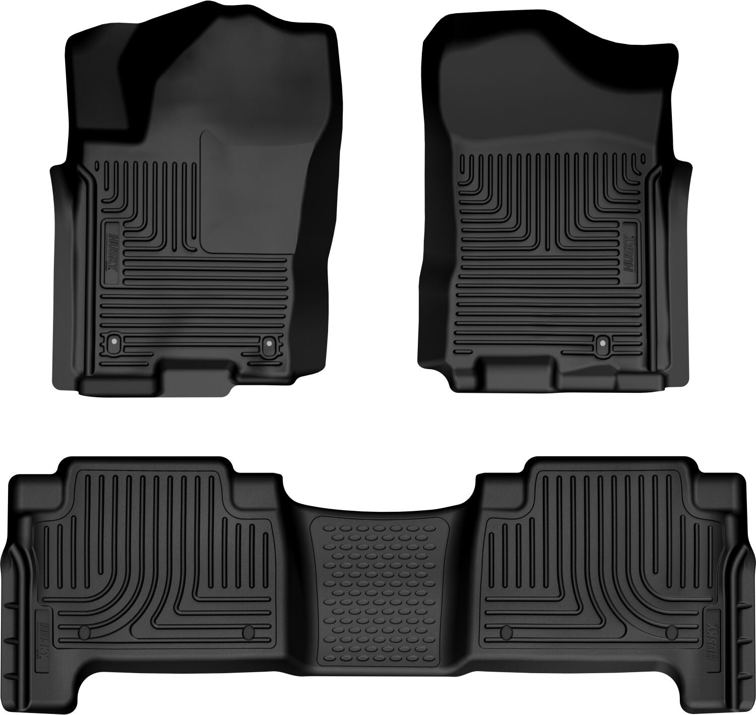 Husky Weatherbeater Front & 2nd Seat Floor Liners 95461 by Husky Liners