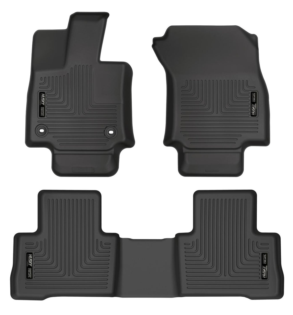 Husky Weatherbeater Front & 2nd Seat Floor Liners (Footwell Coverage) 95511 by Husky Liners