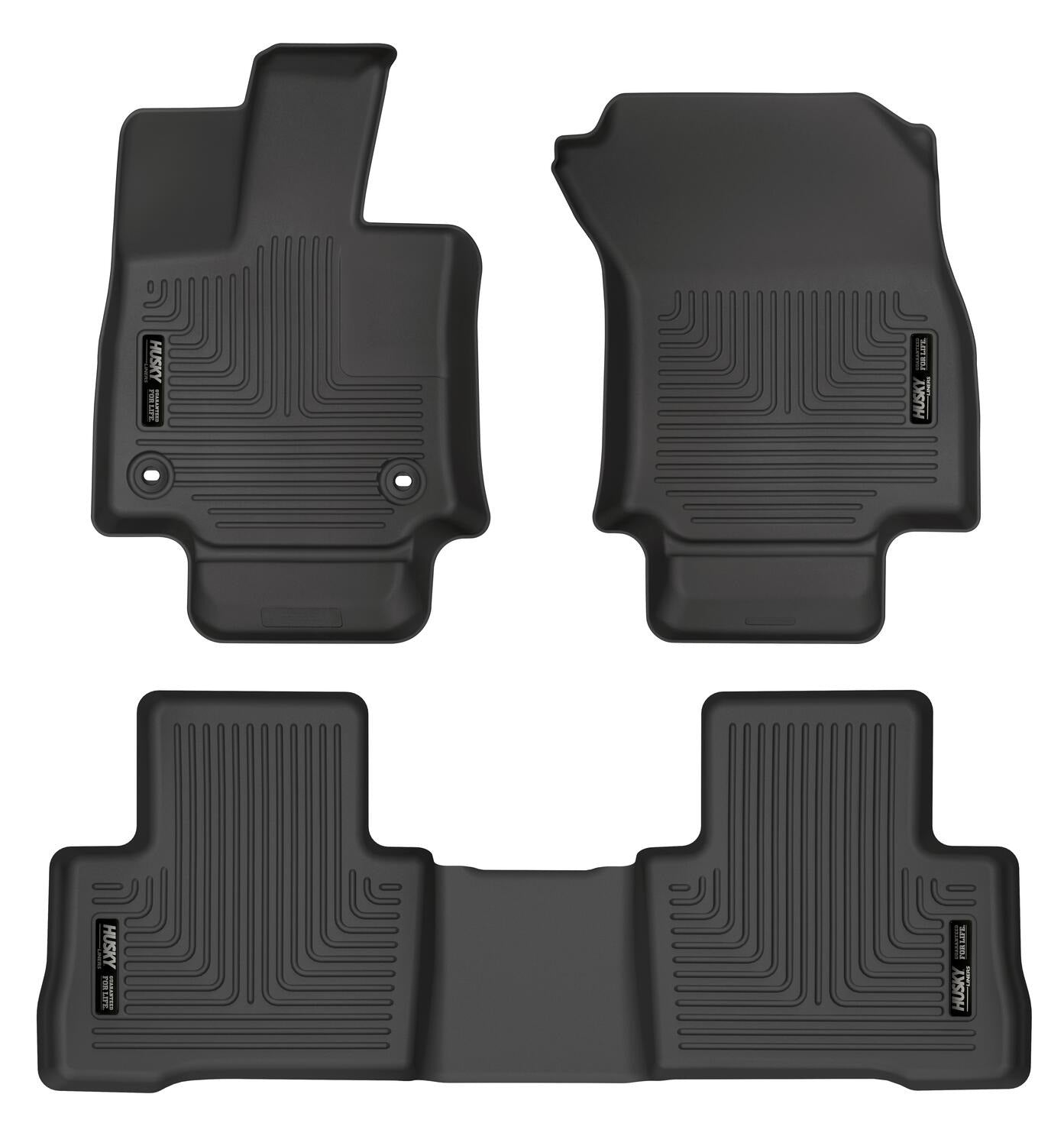 Husky Weatherbeater Front & 2nd Seat Floor Liners (Footwell Coverage) 95511 by Husky Liners