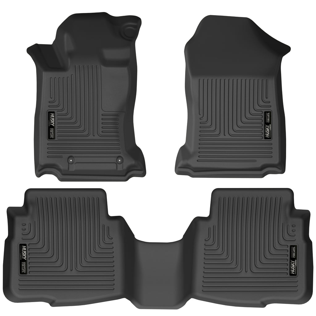 Weatherbeater - Front & 2nd Seat Floor Liners by Husky Liners