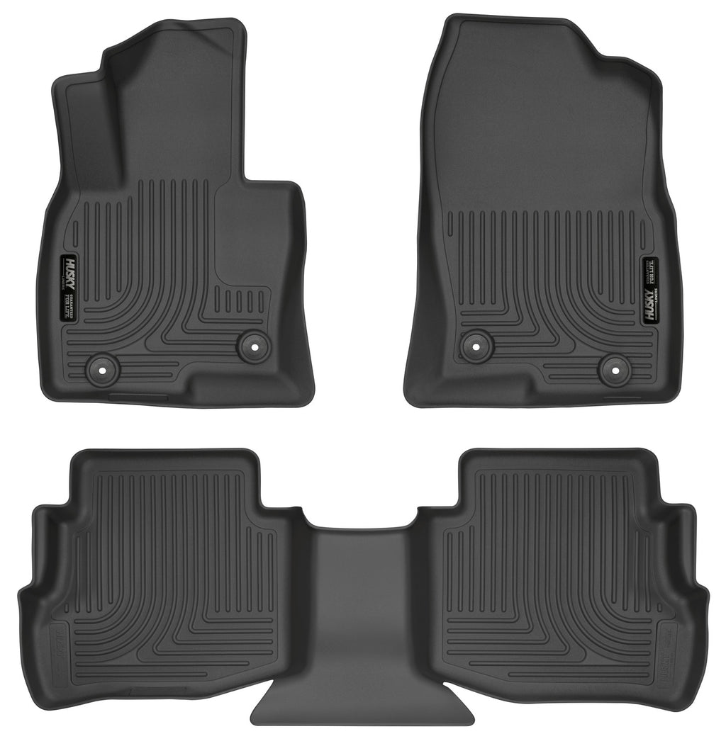Husky Weatherbeater Front & 2nd Seat Floor Liners 95611 by Husky Liners