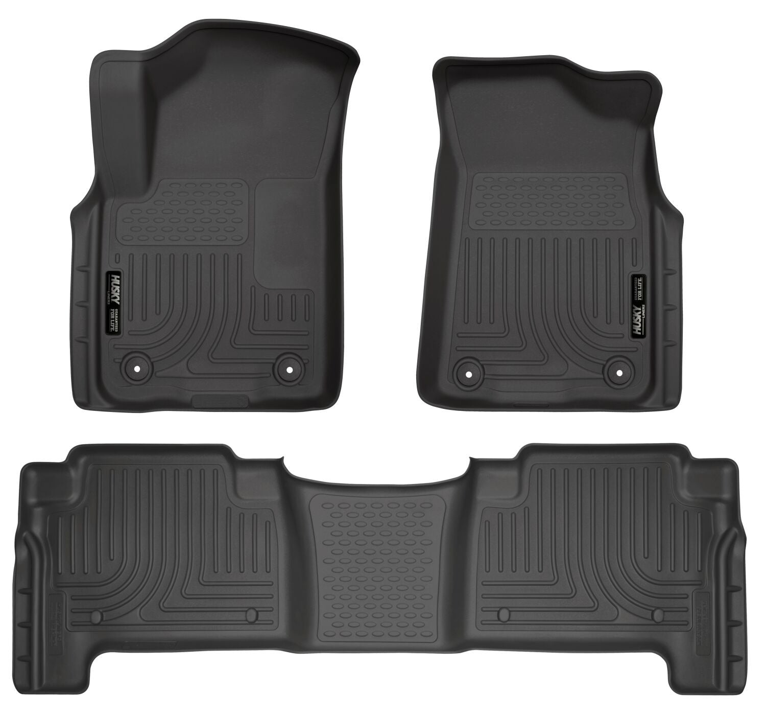Husky Weatherbeater Front & 2nd Seat Floor Liners 95671 by Husky Liners