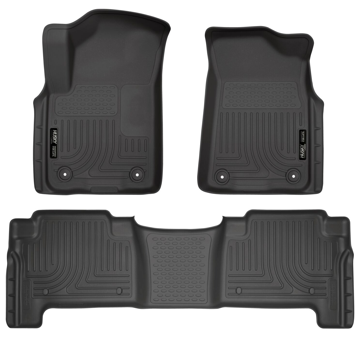 Weatherbeater - Front & 2nd Seat Floor Liners by Husky Liners