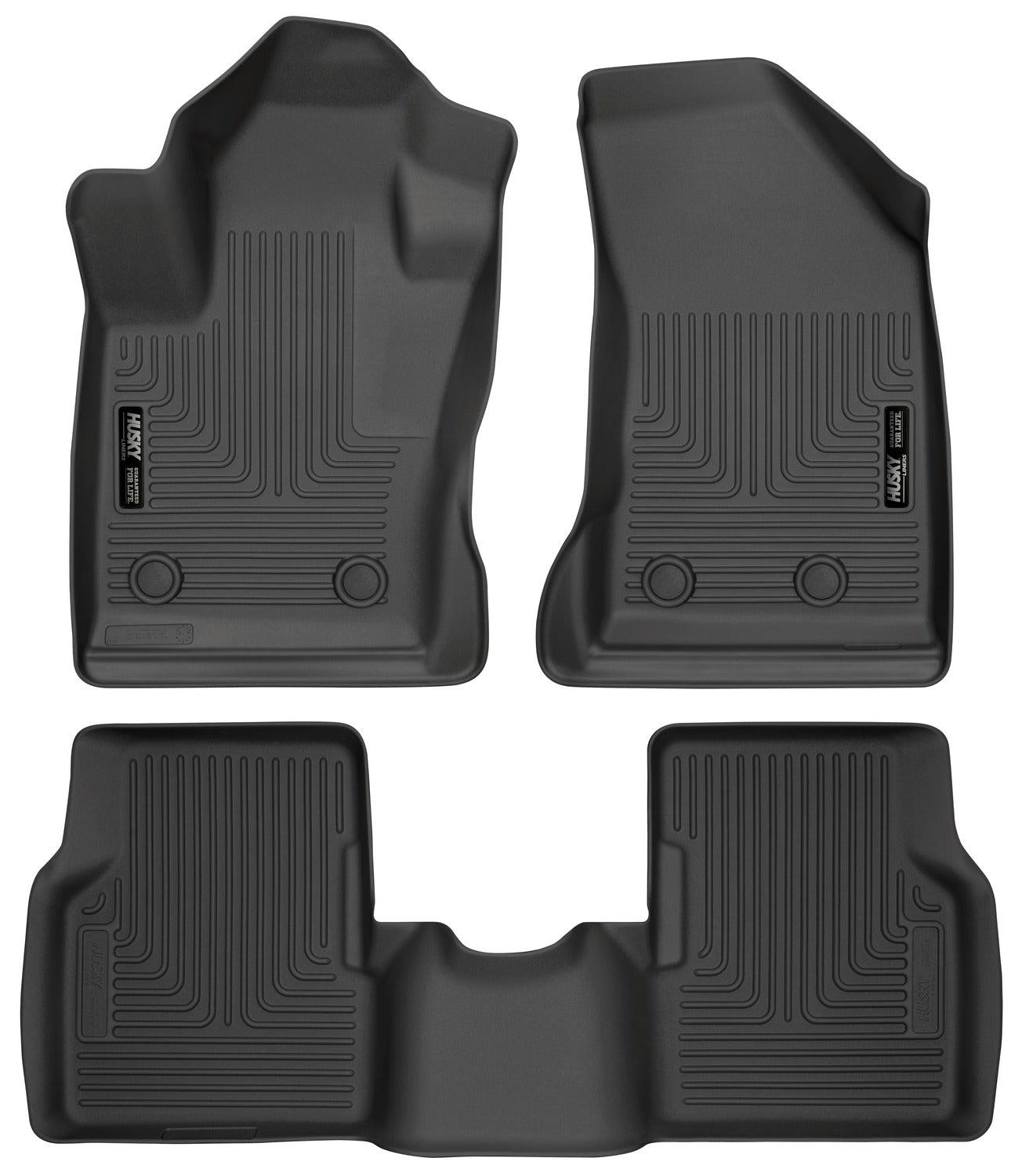 Husky Weatherbeater Front & 2nd Seat Floor Liners 95681 by Husky Liners