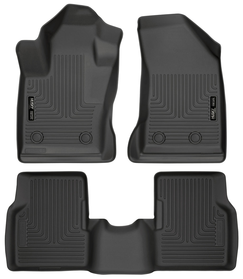 Weatherbeater - Front & 2nd Seat Floor Liners by Husky Liners