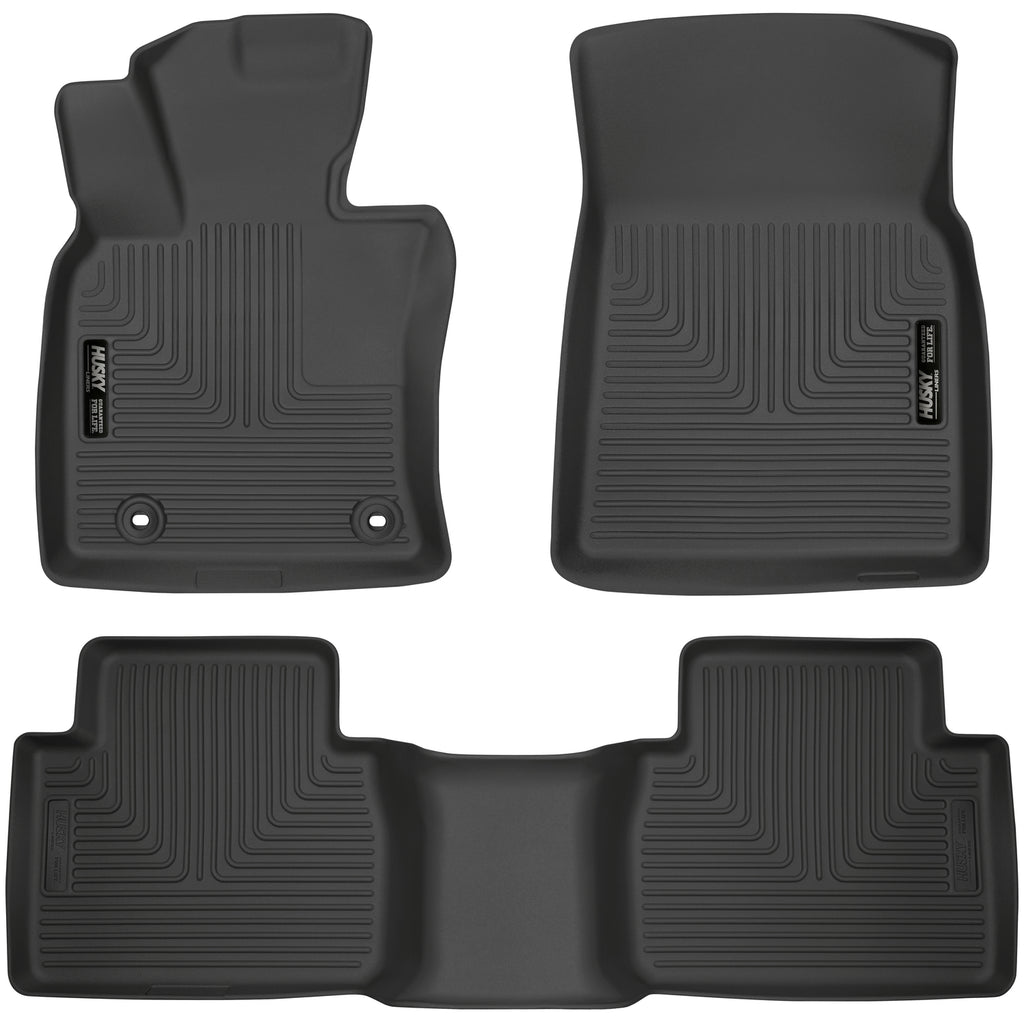 Weatherbeater - Front & 2nd Seat Floor Liners by Husky Liners